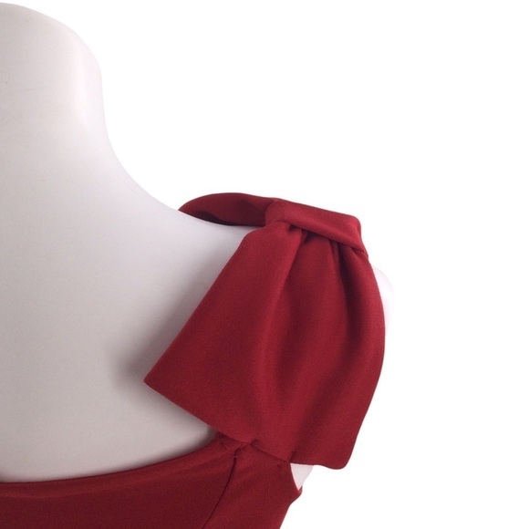 Kendall & Kylie Big Bow Red Party Dress - Picture 12 of 14